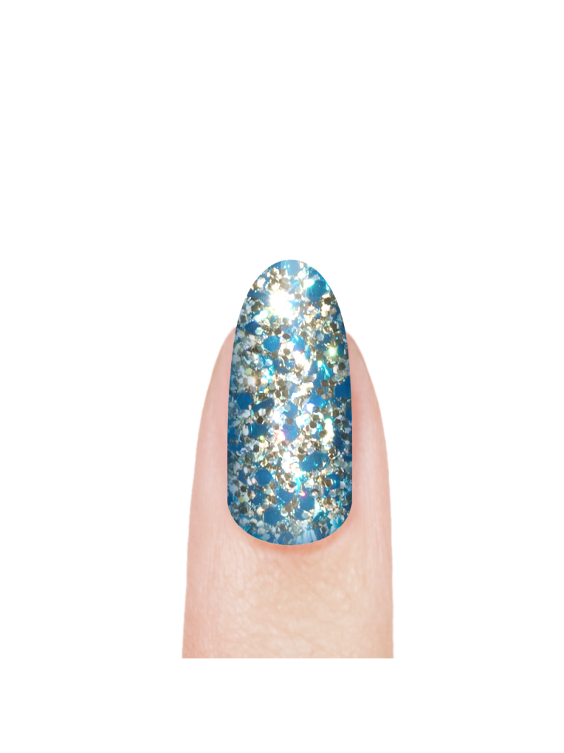 Купить гель-краску для ногтей с глиттером GB-25 Chrysoprase