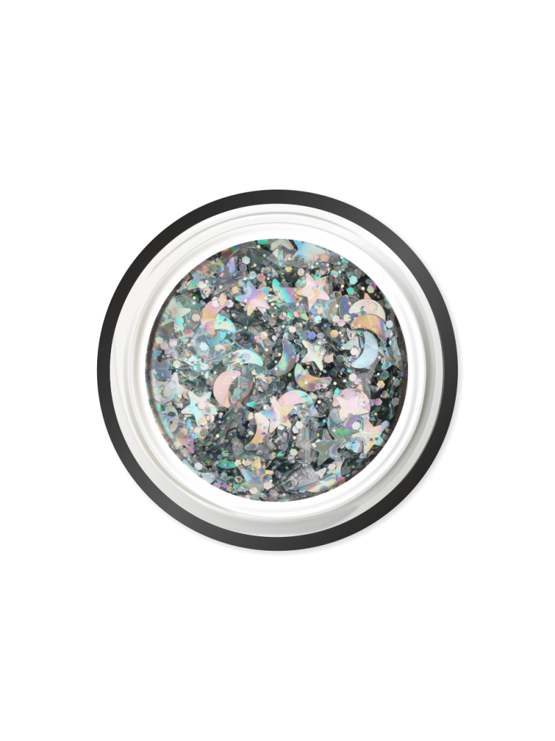 Купить гель-краску для ногтей с глиттером GJ-02 Sequin Show JEWERLY Nail Club