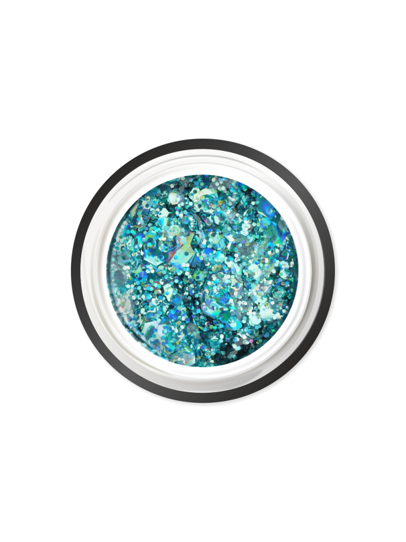 Купить гель-краску для ногтей с глиттером GJ-08 Moon Luster JEWERLY Nail Club