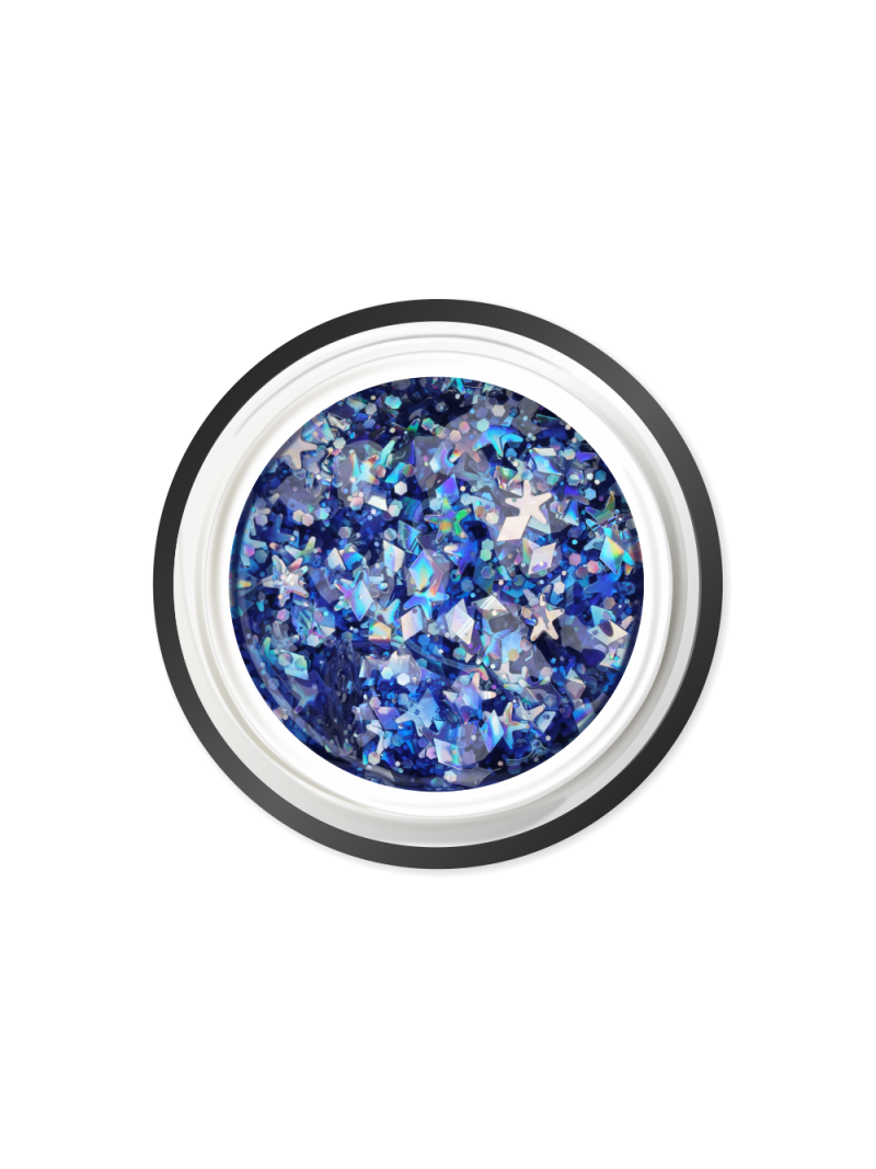 Купить гель-краску для ногтей с глиттером GJ-09 Sky Stars JEWERLY Nail Club