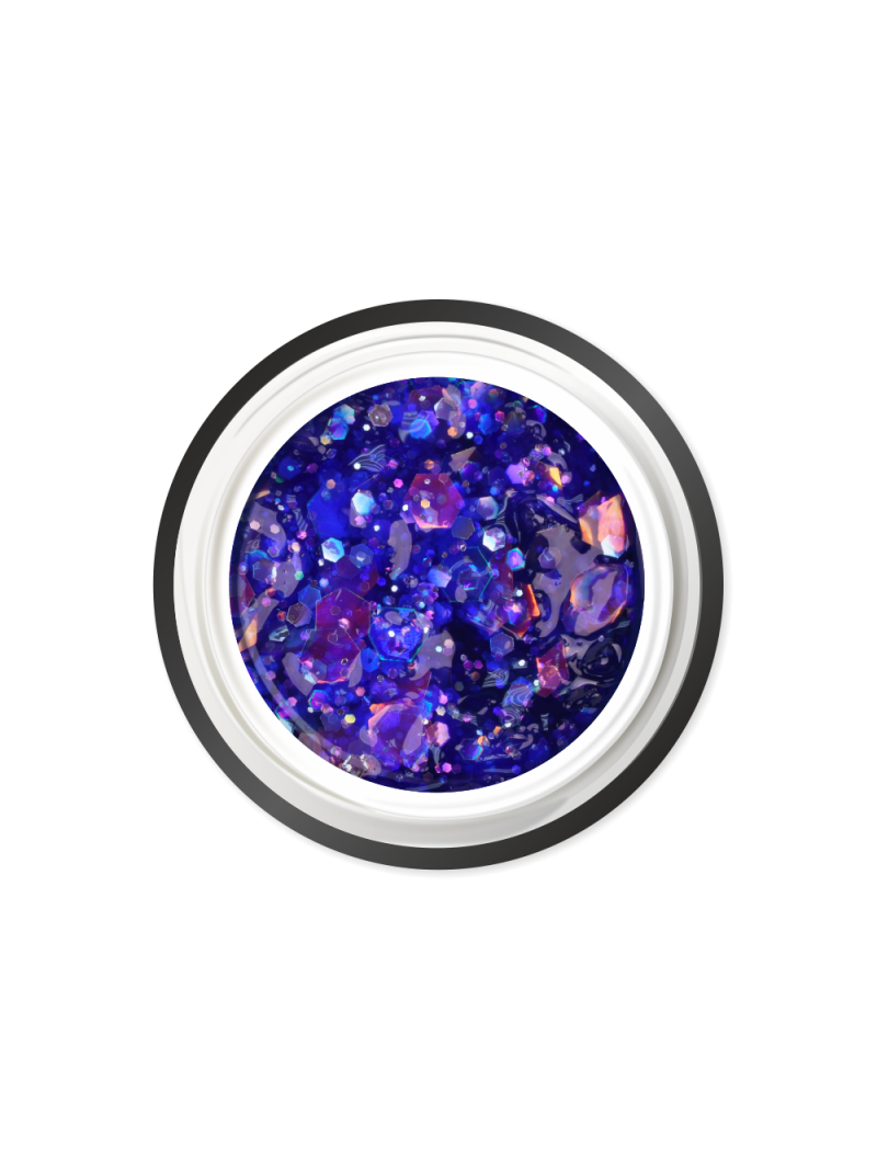 Купить гель-краску для ногтей с глиттером GJ-10 Constellation JEWERLY Nail Club