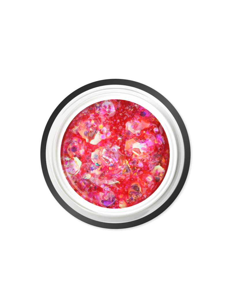 Купить гель-краску для ногтей с глиттером GJ-14 Japanese Sunset JEWERLY Nail Club