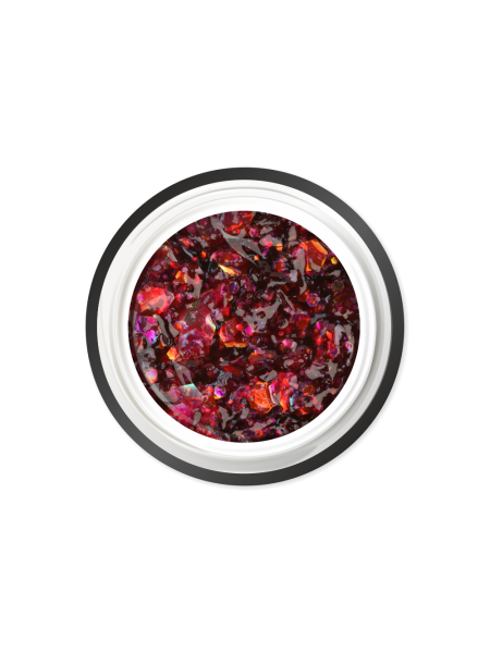 Купить гель-краску для ногтей с глиттером GJ-16 Ruby Spall JEWERLY Nail Club