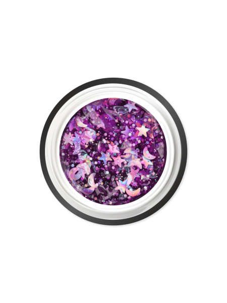 Купить гель-краску для ногтей с глиттером GJ-21 Starry Mix JEWERLY Nail Club