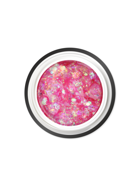 Купить гель-краску для ногтей с глиттером GC-02 Rose Pearl CRYSTAL'S Nail Club