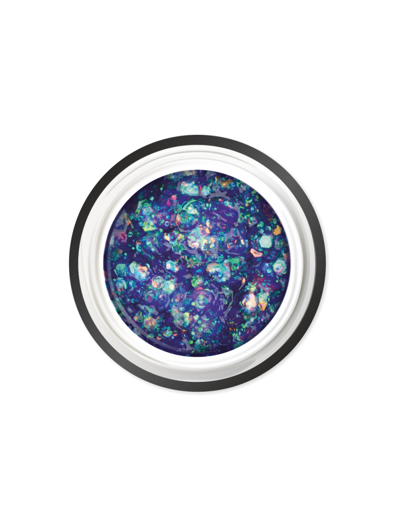 Купить гель-краску для ногтей с глиттером GC-04 Meridian CRYSTAL'S Nail Club