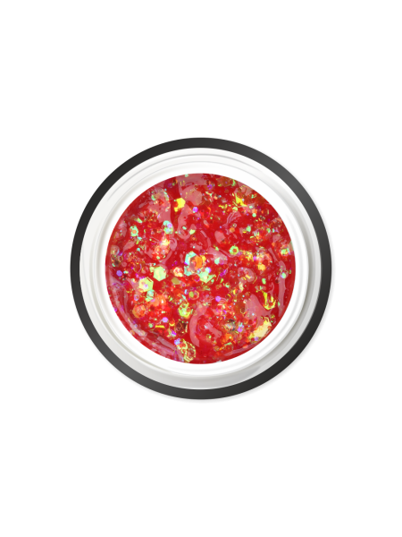 Купить гель-краску для ногтей с глиттером GC-05 Coral Island CRYSTAL'S Nail Club