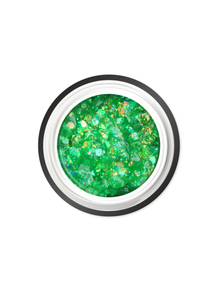 Купить гель-краску для ногтей с глиттером GC-07 Peridot CRYSTAL'S Nail Club