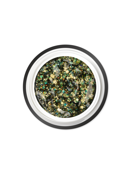 Купить гель-краску для ногтей с глиттером GC-12 Chrysolite Lustre CRYSTAL'S Nail Club