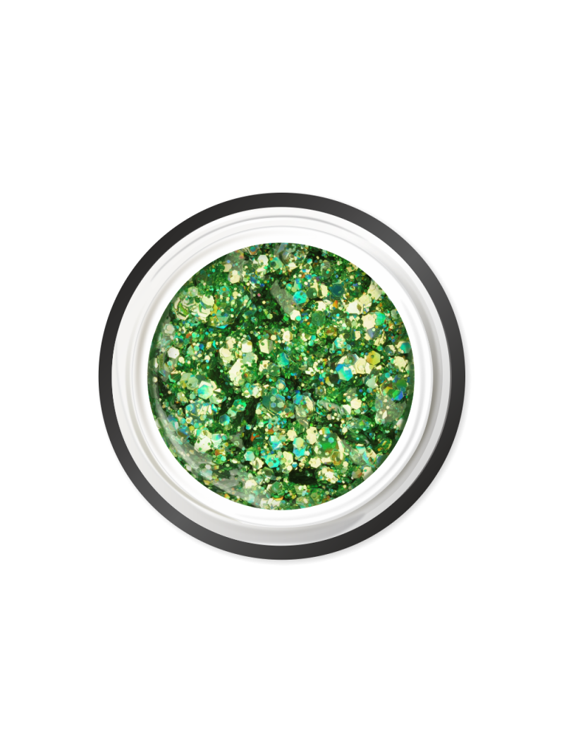 Купить гель-краску для ногтей с глиттером GC-13 Erinite CRYSTAL'S Nail Club