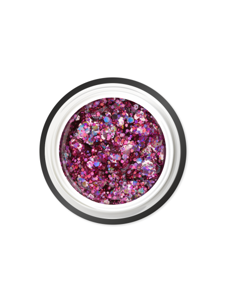 Купить гель-краску для ногтей с глиттером GC-17 Lilac Tuff CRYSTAL'S Nail Club