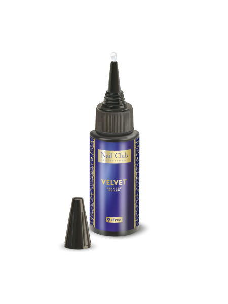 Купить матовый топ-гель для ногтей с липким слоем VELVET Nail Club