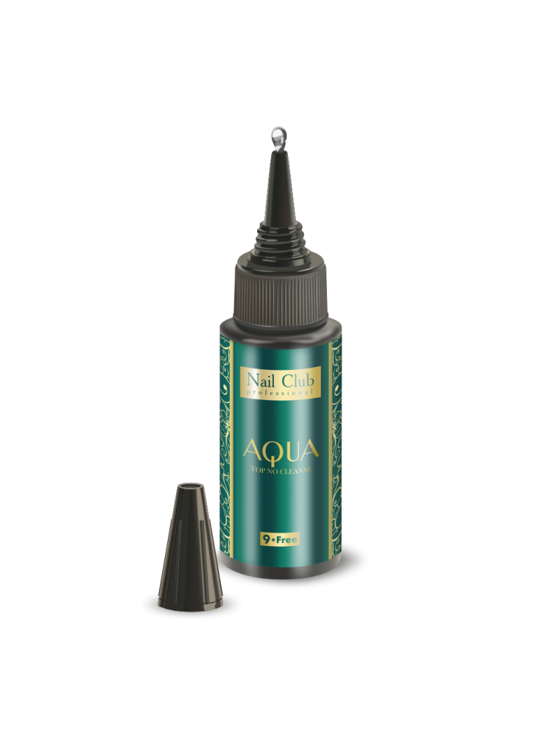 Купить финиш-гель для ногтей без липкого слоя AQUA TOP Nail Club