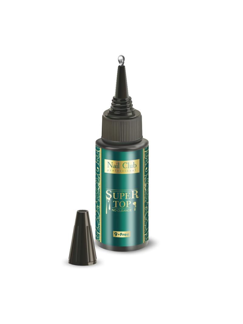 Купить финиш-гель для ногтей без липкого слоя SUPER TOP Nail Club