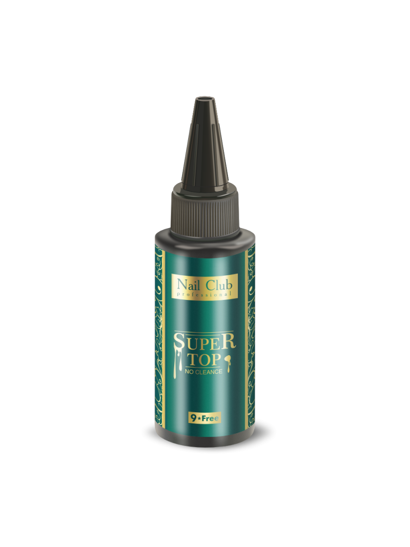 Купить финиш-гель для ногтей без липкого слоя SUPER TOP Nail Club