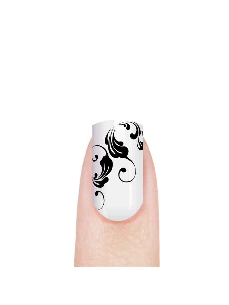 Купить гель-краску для ногтей без липкого слоя AS-02 Black