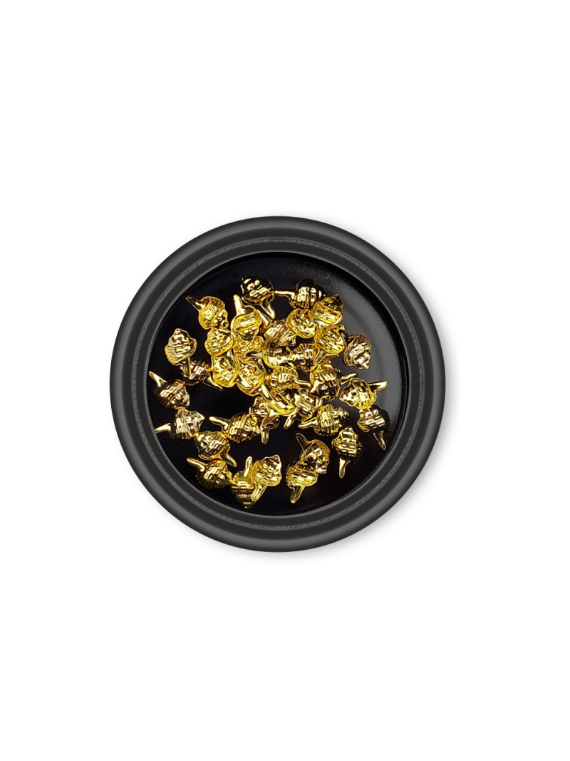 Купить декор фигурный из металла 023J размер 3,5х6 мм, 35 шт в уп с доставкой по всей России