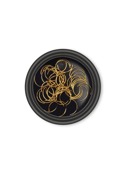 Декор фигурный из металла 045J размер 0,5х8 мм, 50 шт в уп