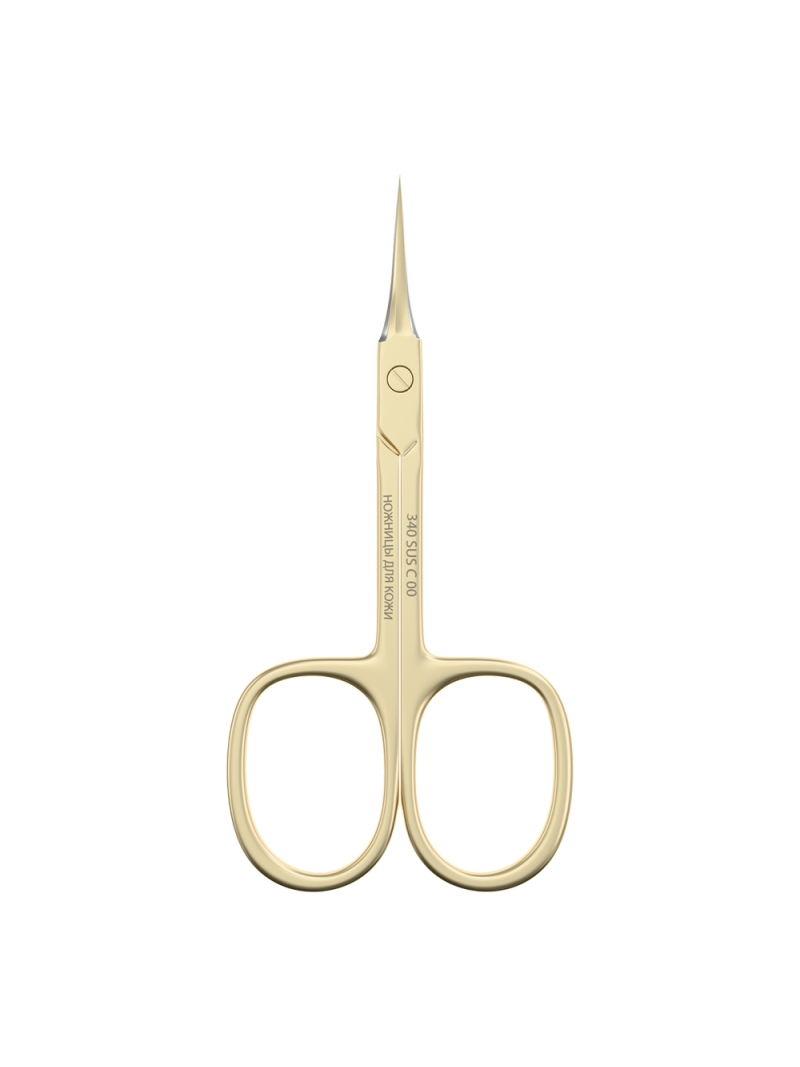 Маникюрные ножницы для кожи с изгибом 340 SUS C0