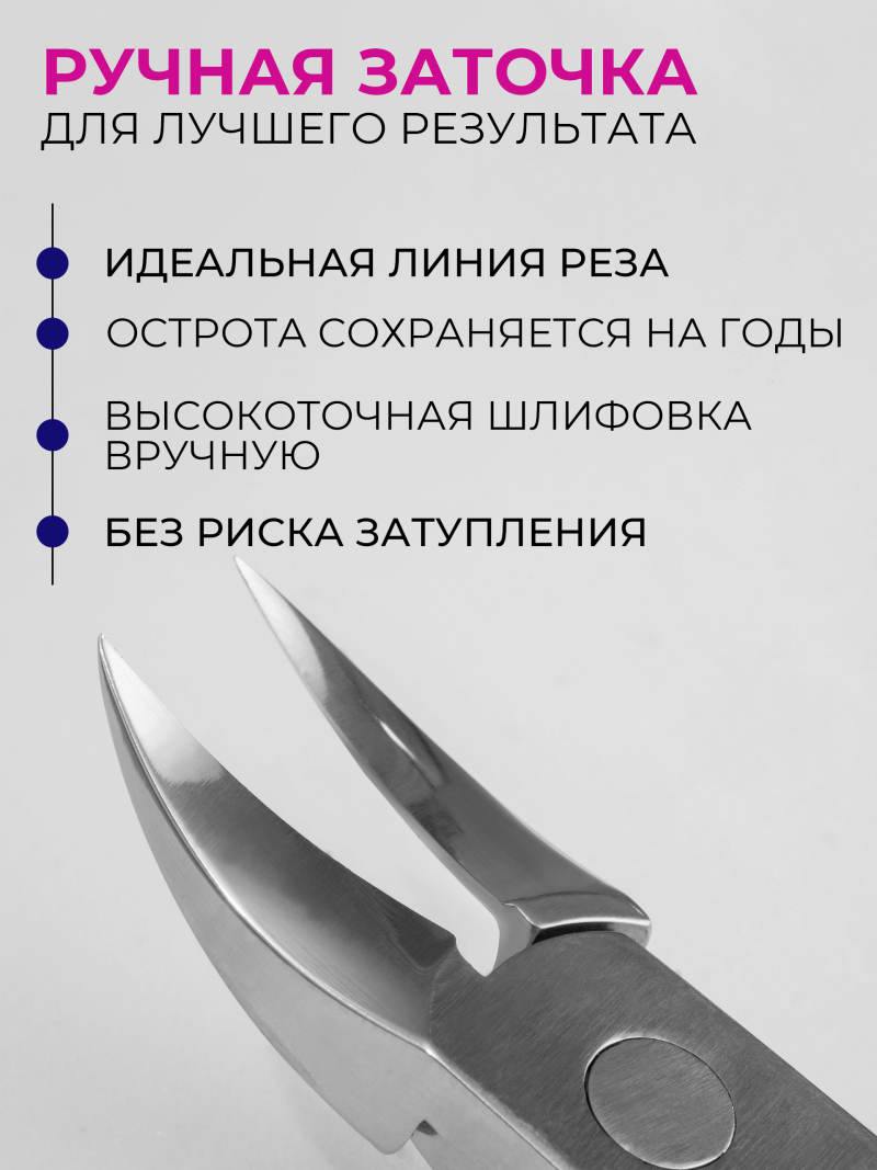 Кусачки для ногтей и геля 340 SUS N19