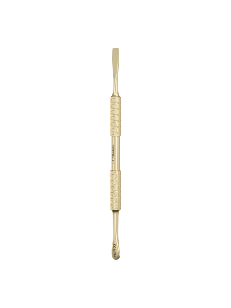 Пушер для маникюра двусторонний острый край Profi 2