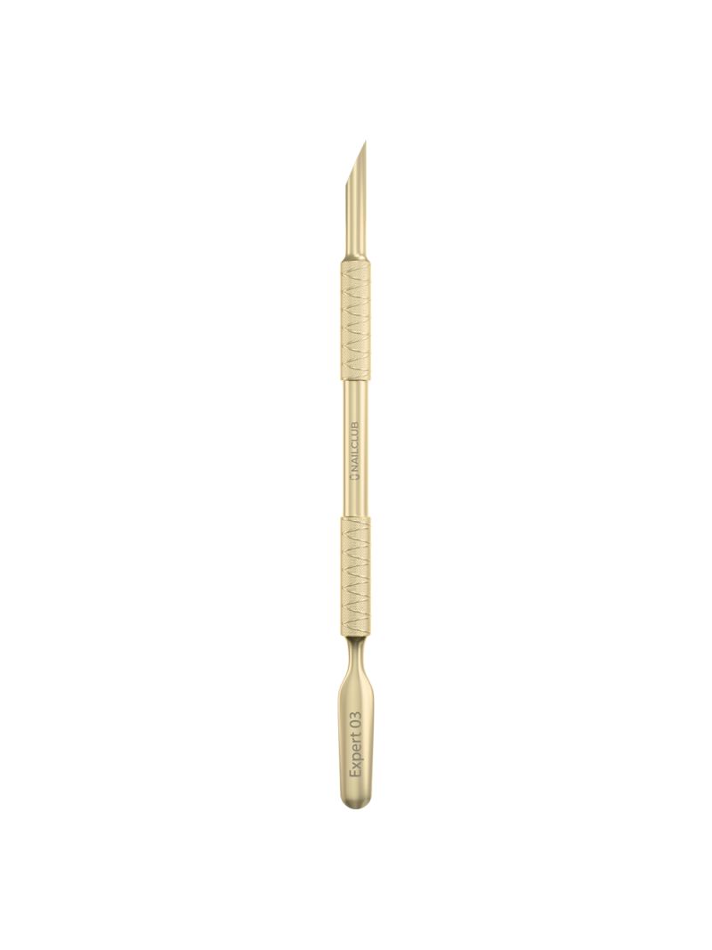 Пушер двусторонний с копытцем STAINLESS STEEL Expert 3