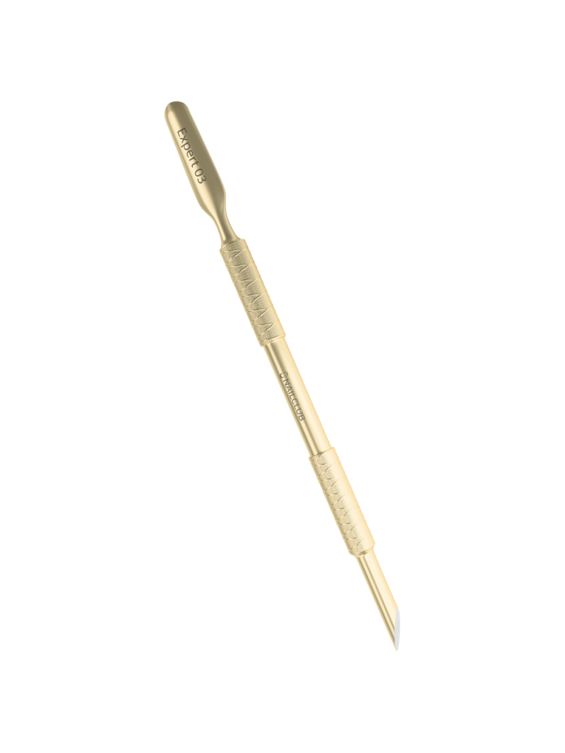 Пушер двусторонний с копытцем STAINLESS STEEL Expert 3