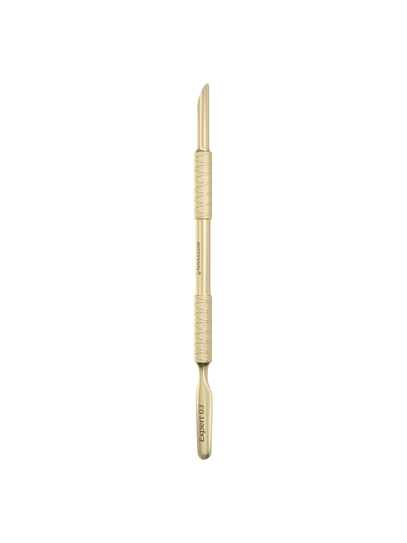 Пушер двусторонний с копытцем STAINLESS STEEL Expert 3