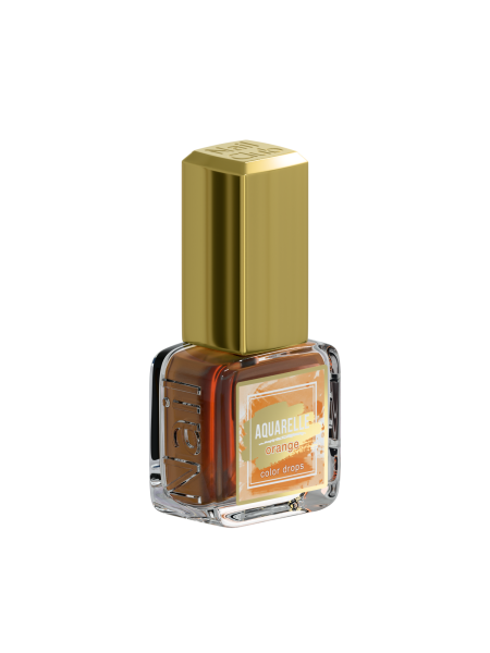 Купить акварельные капли для дизайна ногтей AQ-02 Orange