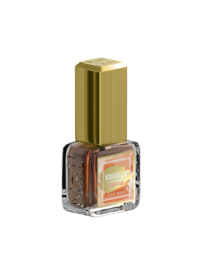 Акварельные капли для дизайна абрикосовый цвет AQ-03 Apricot