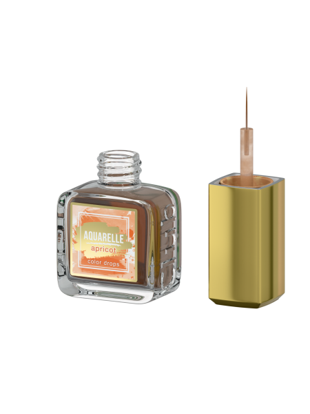 Акварельные капли для дизайна абрикосовый цвет AQ-03 Apricot