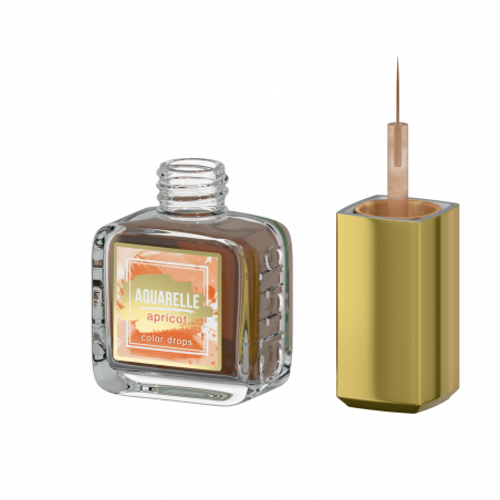 Акварельные капли для дизайна абрикосовый цвет AQ-03 Apricot
