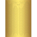 Металлизированный стикер для дизайна ногтей GOLDEN 020