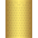 Металлизированный стикер для дизайна ногтей GOLDEN 028