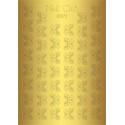 Металлизированный стикер для дизайна ногтей GOLDEN 031